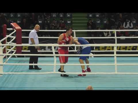 16-11-2019 GEO(+91kg)Boxing Semifinal RED Artyom IORDANYAN Akhal.VS BLUE Temuri MATCHARASHVILI Tbil.